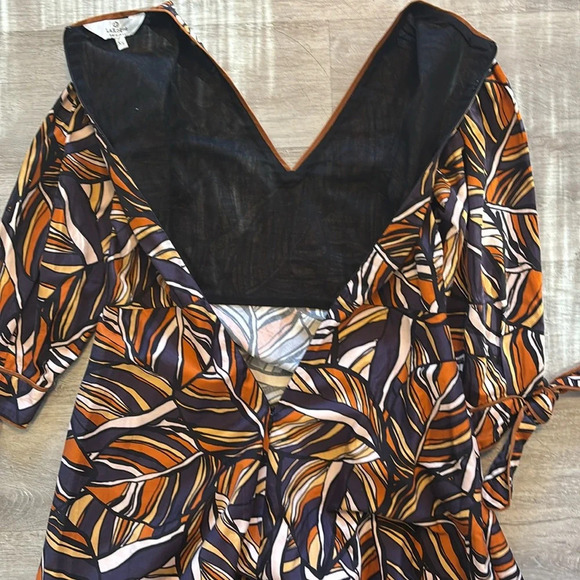Laroque Davis Dress Copper Leaf Sz XS - Picture 10 of 12